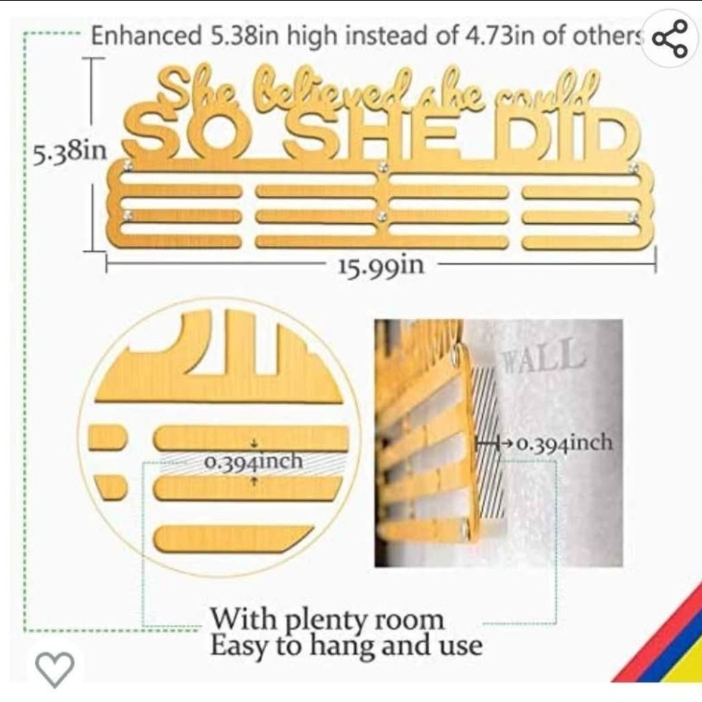 Gold Inspirational Wall Decor